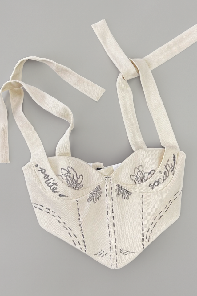 SCRIBBLED POLITE CORSET - Polite Society