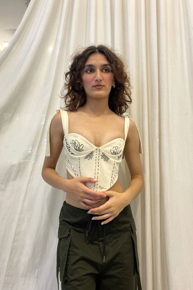SCRIBBLED POLITE CORSET - Polite Society