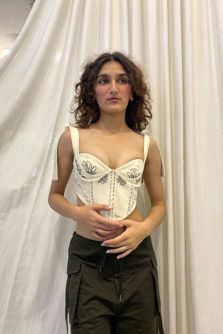 SCRIBBLED POLITE CORSET - Polite Society