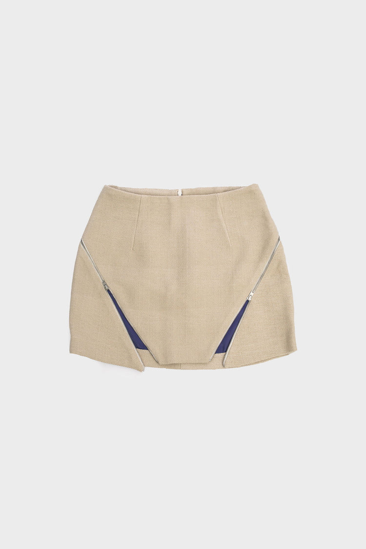 THE MINI SKIRT- CREME - Polite Society