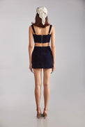 THE MINI SKIRT- VELVET - Polite Society