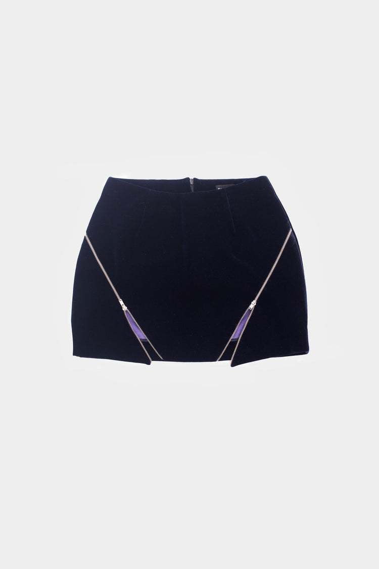 THE MINI SKIRT- VELVET - Polite Society