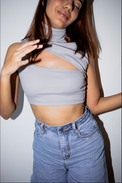 TURTLENECK CROP TOP - Polite Society