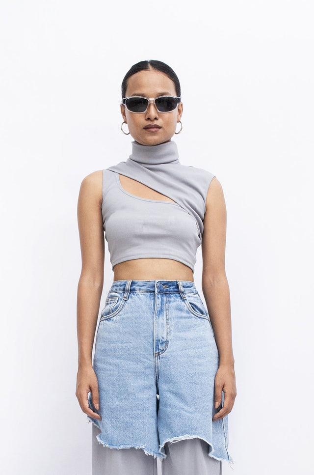 TURTLENECK CROP TOP - Polite Society