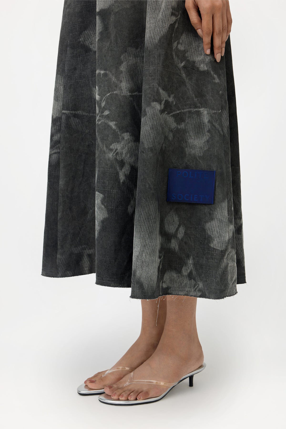 GULNAR DENIM MAXI DRESS