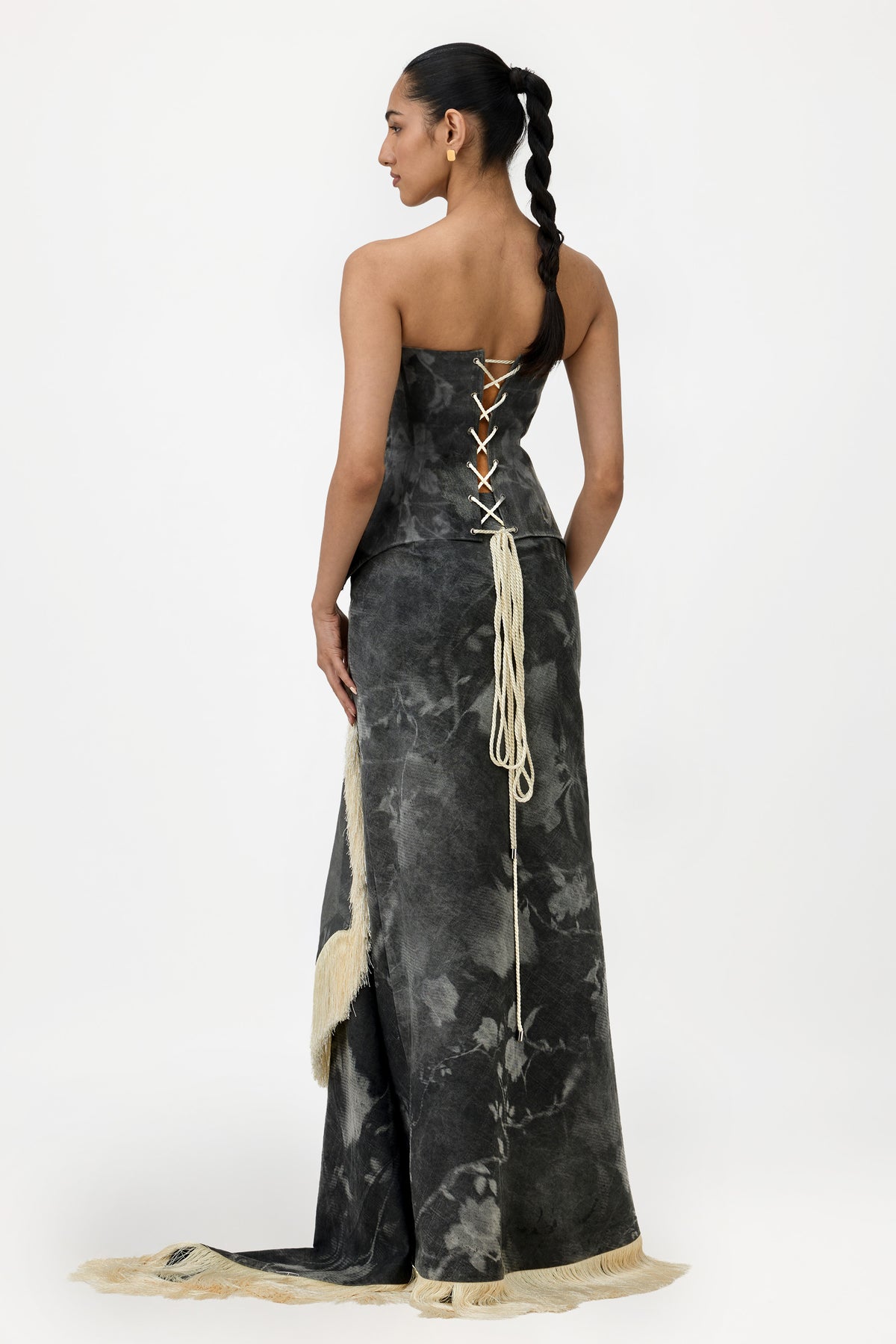 GULNAR DENIM SKIRT